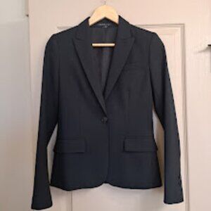 THEORY WOMEN'S BLACK BLAZER SIZE 2 LIKE NEW